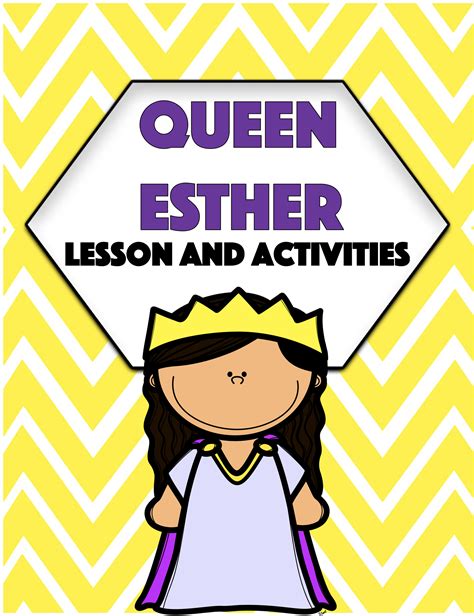 Queen Esther Bible Lesson And Activities Amped Up Learning