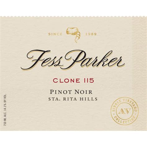 Fess Parker Clone 115 Pinot Noir 2014