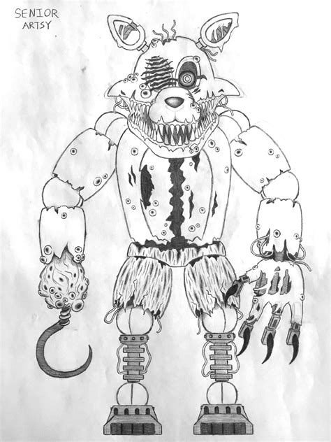 Five Nights Freddy Coloring Pages Of Toy Chica Monster Coloring PDMREA