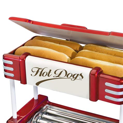Buy Nostalgia Rhd800 Hot Dog Roller And Bun Warmer 8 Hot Dog And 6 Bun