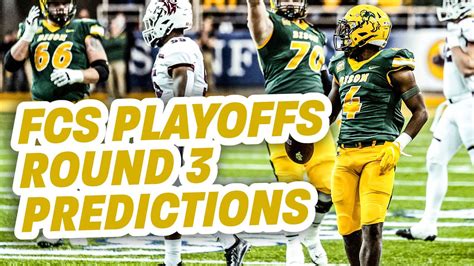 fcs football playoffs round 3 predictions and walter payton award finalists youtube