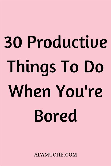 How To Keep Yourself Busy At Home During Boredom Afam
