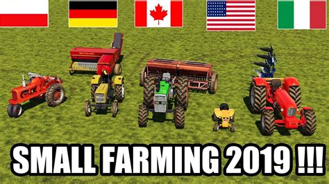 Small Farming Simulator 2019 Mini Farm Mini Tractors Youtube