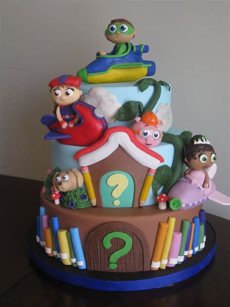 Super Why Birthday Cake Birthday Wishes