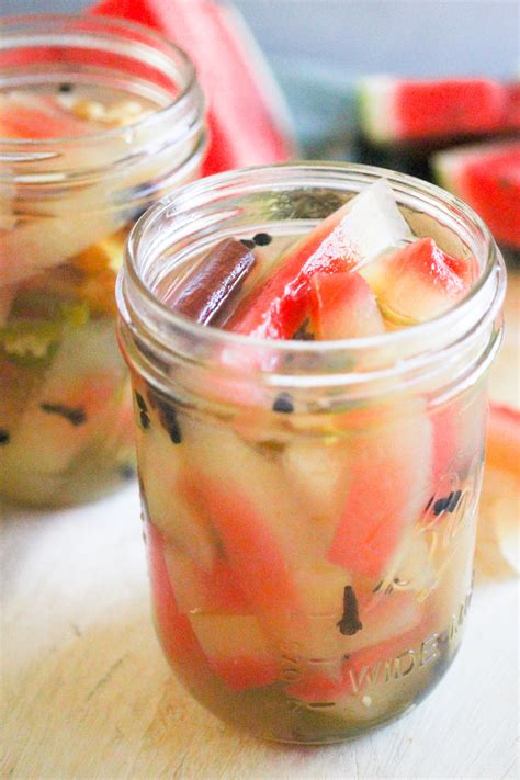 Pickled Watermelon Rind Recipe Easy Low Waste Watermelon Pickles