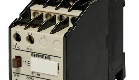 3TB Contactors - Motor Starters - Siemens