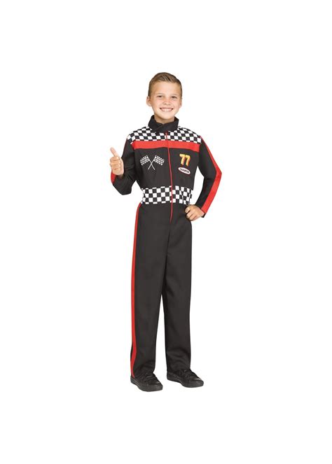 Kids Rens Race Car Driver Costume Professional Costumes