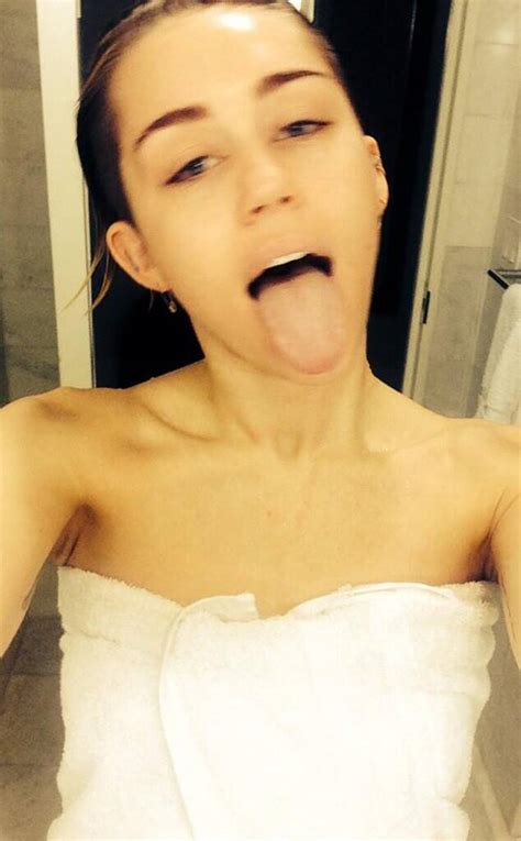 Miley Cyrus Shares Shower Selfie Looks Less Naked Than