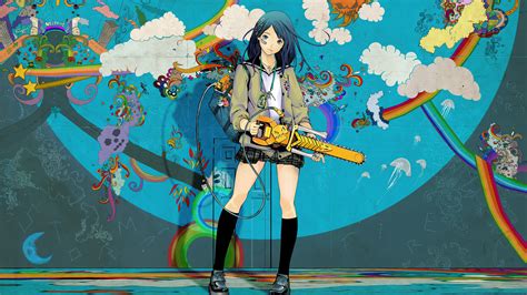 Anime Girl With Chainsaw 4k Hd Anime 4k Wallpapers Im