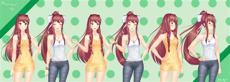 Ddlc Recoded Monikas New Outfits Ddlcmods