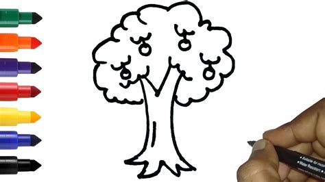 How To Draw A Tree For Kids Step By Step Just Print Them Out And