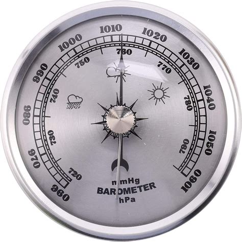 Haohon For Home Pressure Gauge Weather Station Metal Wall