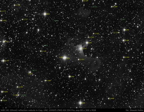 Vdb 141 Ghost Nebula Głęboki Kosmos Ds Astropolis Astronomia