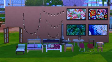 The Sims 4 Custom Content Dreamy Outdoor Pack
