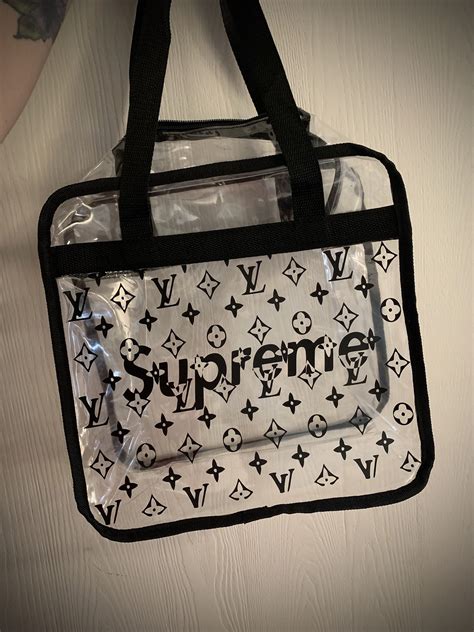 Supreme Lv Stadium Concert Approved Clear Bag Tote Clear Tote Bags