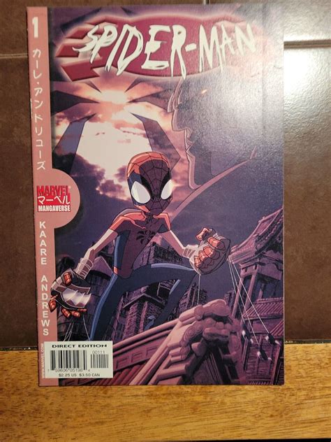 Marvel Mangaverse Spider Man 1 2002 1st Appearance Manga Spider Man