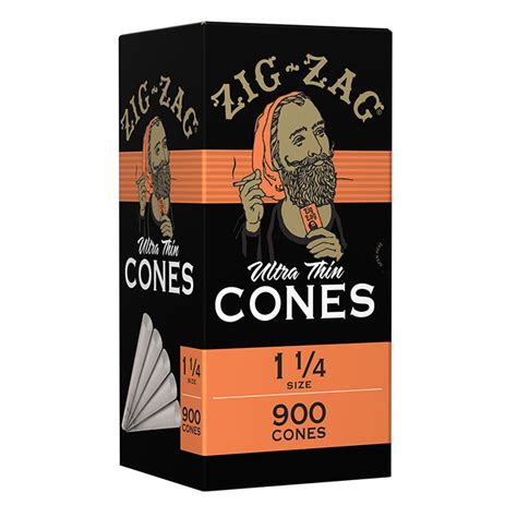 Zig Zag Pre Rolled Cones Case Of 6 Cartons 4800 Cones Pre Rolled