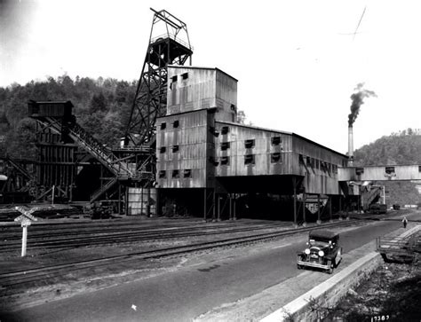 Classic Coal Mine Rail Industry Vintage Photo West Virginia Steam