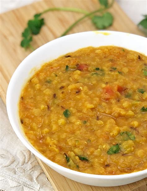 Masoor Dal Recipe In Pressure Cooker Red Lentils Curry In 20 Minutes