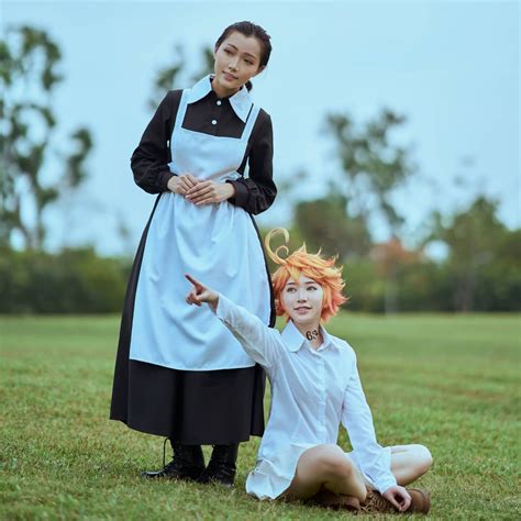 Emma And Mama From The Promised Neverland Self Cosplay