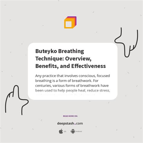 buteyko breathing technique overview benefits and effectiveness deepstash