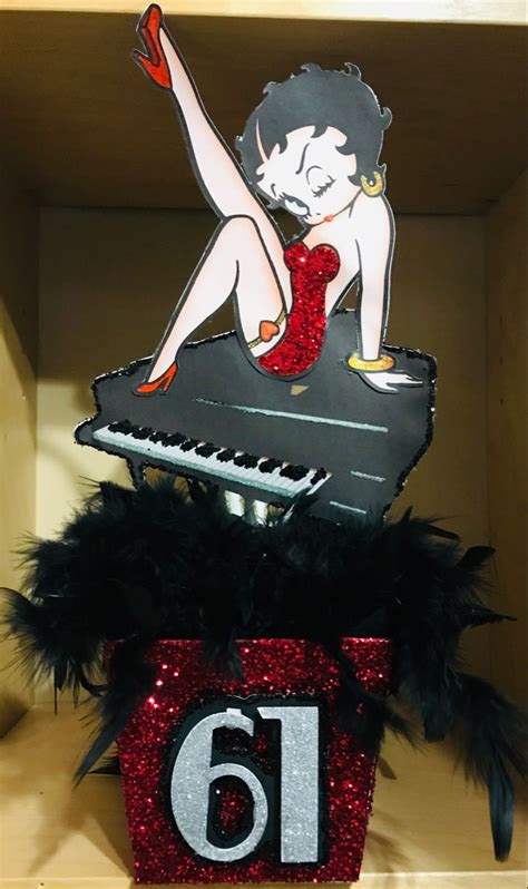 Betty Boop Centerpiece Betty Boop Boop Th Birthday