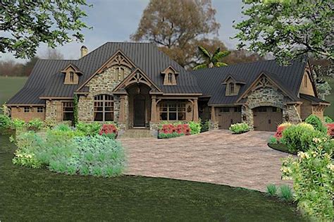 Ranch House Plan #117-1119: 3 Bedrm, 2466 Sq Ft Home ... Our ranch style home plan collection contains beautiful single level homes with a long street facade.