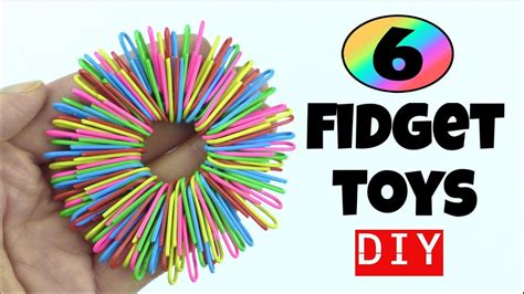 June 5 at 7:30 am ·. 6 EASY DIY FIDGET TOYS - HOW TO MAKE TOYS - PAPER CLIP ...
