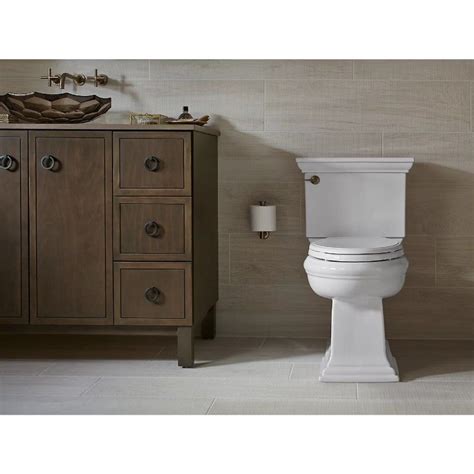 Kohler Memoirs Stately Elongated 128 Gpf Two Piece Toilet W Concealed
