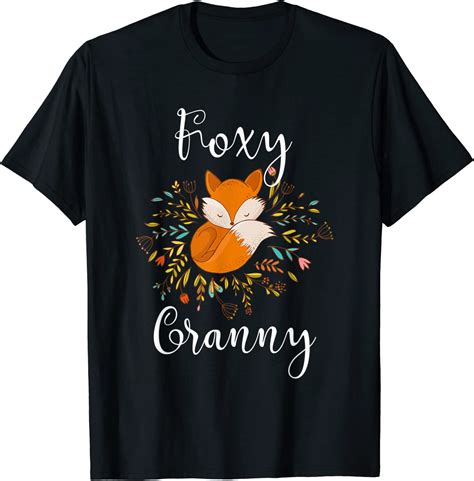 Foxy Granny Grandmother Mothers Day T T Shirt Clothing