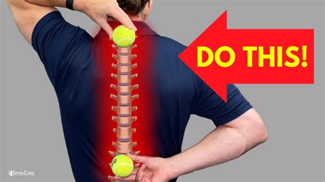 How To Fix Full Back Pain With Just A Tennis Ball Youtube