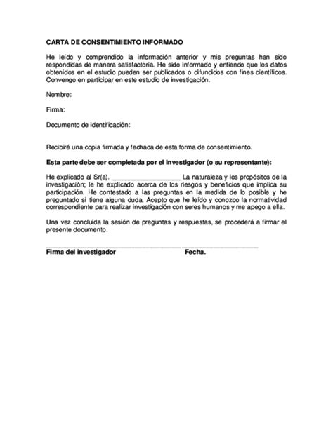 Doc Carta De Consentimiento Informado Diego Molano
