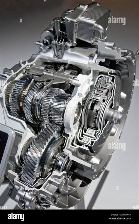 Mercedes Benz 7g Dct Gearbox With Dual Clutch Transmission Stock Photo