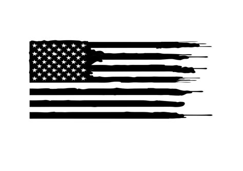 162 Tattered American Flag Svg Free