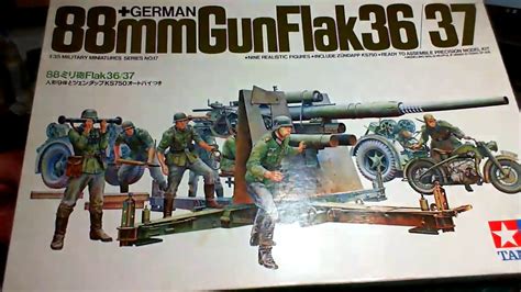 Tamiya 135 Scale German 88mm Gun Flak 3637 Build Update 2 Youtube