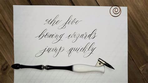 Turn Your Copperplate Calligraphy To Modern Style In This Class