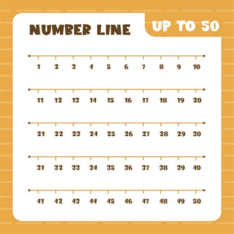 6 Best Images Of Printable Number Line To 50 Large Printable Number