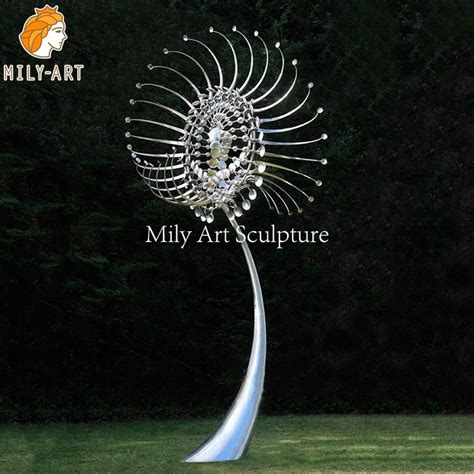 Large Metal Garden Kinetic Wind Sculptures With Beautiful Designs For