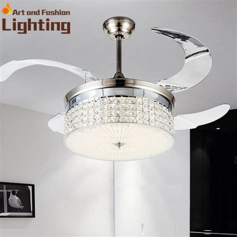 A ceiling fan with remote that is perfect for the room décor, size, and design is not impossible to find if you know what you are looking for. Invisible fan blades crystal ceiling fan light Dimmer 4 ...