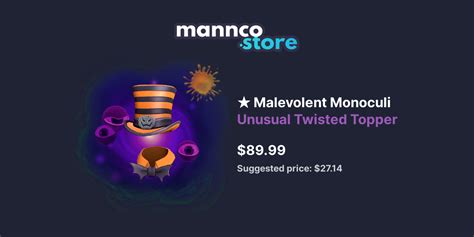 Malevolent Monoculi Unusual Twisted Topper Manncostore