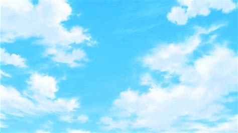 Aesthetic Blue Sky Anime Largest Wallpaper Portal