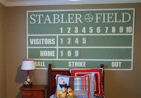 Diy Baseball Scoreboard Tutorial Design Dazzle