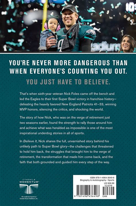 Philadelphia eagles quarterback nick foles threw two interceptions in the team's preseason opener, equaling the number of picks he threw all of last season. Nick Foles Inspirational Quotes