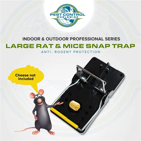 Large Rat And Mice Snap Trap Re Useable Mouse Trap Heavy Duty Rat Snap