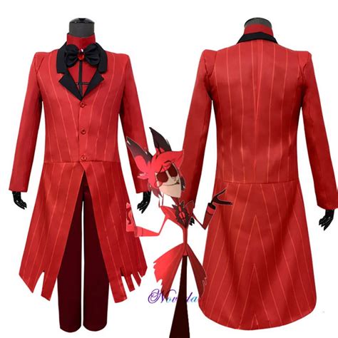 Wholesale Alastor Hazbin Hotel Cosplay Costume Uniform Adult Men Women