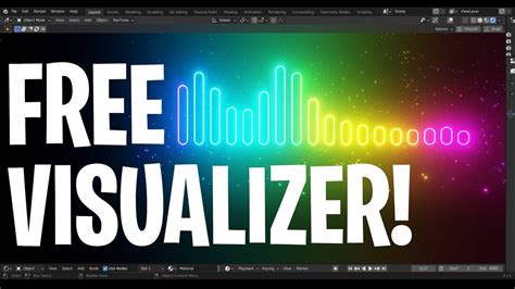 Free Blender Procedural Music Visualizer Youtube