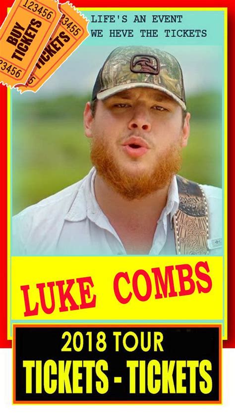 Luke Combs Concert Tickets Tour Dates Locations Seatgeek Artofit