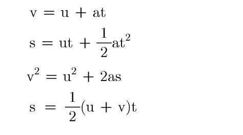 Equations Of Motion Worked Examples Diy Projects