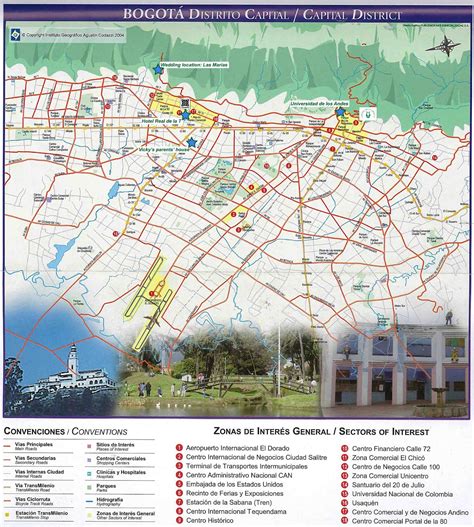 Mapas De Bogotá Colômbia Mapasblog