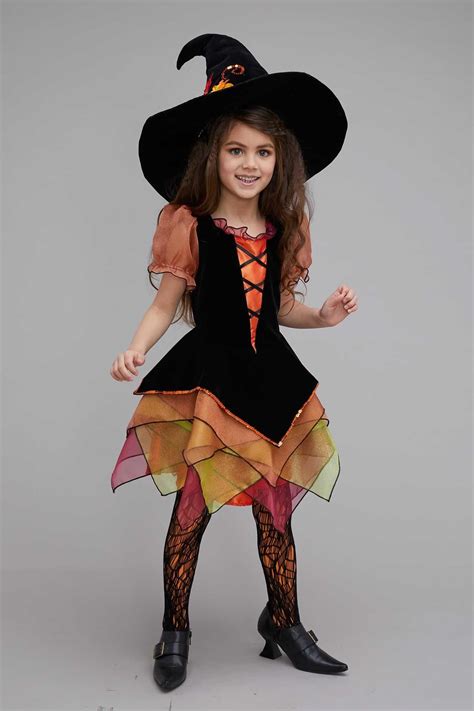 Autumn Witch Costume For Girls Little Girl Witch Costume Girl